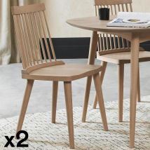 Pier Import - Chaise scandinave à barreaux (lot de 2) copenhague
