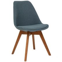 Atmosphera Créateur D'intérieur - Chaise scandinave Baya vintage bleu