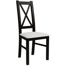 Mobilier1 - Chaise Sparks 117, Wengué, 95x46x40cm, En bois, Bois