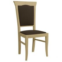 Mobilier1 - Chaise Sparks 157, Sonoma chêne, 97x45x40cm, Tapisserie, En bois, Bois