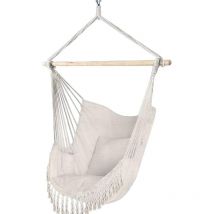 Chaise Suspendue avec 2 Coussins Siège Suspendu Balançoire Suspendue,Extérieur Hamac