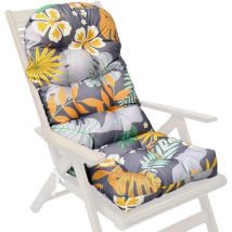 Chaise terrasse, Coussin Chaise à Bascule à Dossier Haut, Chaise d'extérieur imperméables