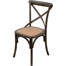 Chaise Thonet vintage 50x90x52 cm Chaise rustique Chaise de cuisine et de salle à manger Chaise en frêne et rotin Chaise moderne