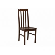 Mobilier1 - Chaise Victorville 367, Noyer, 90x43x47cm, Bois, En bois