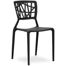 Privatefloor - Chaise d'extérieur - Chaise de jardin design - Viena Noir