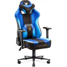 Unknown Diablo Fauteuil Gaming Tissu X-Player 2.0 - Chaise Gamer avec Accoudoirs 3D - Coussin Cervical/Lombaire Fonction Basculement - Chaise Bureau