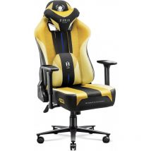 Unknown Diablo Fauteuil Gaming Tissu X-Player 2.0 - Chaise Gamer avec Accoudoirs 3D - Coussin Cervical/Lombaire Fonction Basculement - Chaise Bureau