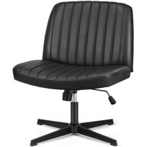 Chaises de bureau sans roulettes - Chaises de coiffure - chaise pieds croisés - Chaises de bureau sans accoudoirs - Pour le bureau à domicile