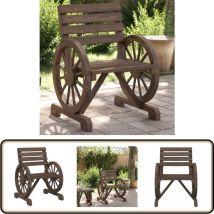 Chaises de jardin Bois de sapin massif - Chaise De Jardin - Mobilier De Jardin - Chaise Extérieure - Fauteuil De Jardin - Salon De Jardin