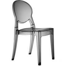 Chaise design, Chaise igloo - deco originale Gris Transparent en Plastique Scab Design