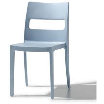 Scab Design - Chaise de jardin, 6 chaise sai Bleu clair en Plastique