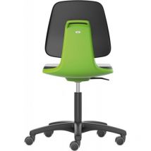 Bimos - Chaises Labsit 2 vert Plastique-cuir,avec roues