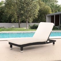 Beach And Garden Design - Bain de soleil de jardin mer et plage avec matelas Playa