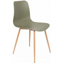 Boite A Design - Chaise design, Chaises scandinave Leon Vert en Plastique