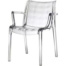 Scab Design - Chaises transparentes design - extraodinaria transparente - lot de deux - deco