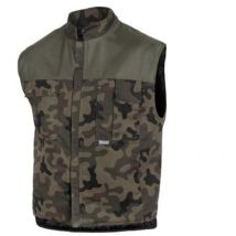 Chaleco acolchado de camuflaje - Talla l