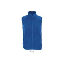 Chaleco De Microfibra Unisex Con Cremallera Sol's factor bw 3XL Azul royal