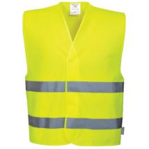 Cipisa chaleco fluorescente amarillo t/xl , Chaleco reflectante alta visibilidadMaterial poliester. Talla: única xl Color: Amarillo Cierre con velcro