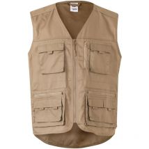Chaleco beige arena Velilla size xxxl