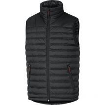 Gilet doudoune sans manche en polyamide ripstop enduit pu noir/rouge T2XL Delta Plus gdoonnrxx