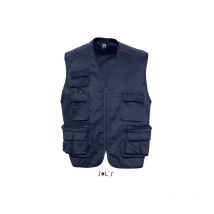 Chaleco Reportero Multibolsillos Sol's wild xl Azul marino