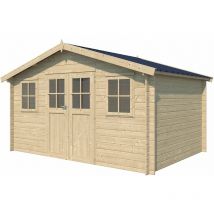 Gardenas - Chalet en bois 12.24 m² Ystad Avec plancher