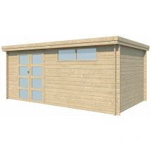 Gardenas - Chalet en bois 14.9 m² Moderne Avec plancher