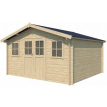 Chalet en bois 15.98 m² Ystad Avec plancher