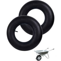 Chambre à Air Brouette Pneu De Chambre a Air 4.80/4.00-8 avec tige de valve coudée Petit Pneu De Adapté Au De Remorque Monocycle De Tondeuse à Gazon