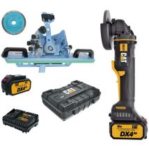Chamfer Machine Sigma Jolly Edge 37a3d + 75b + Cordless Angle Grinder Cat Dx31b