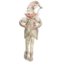 Champagner Stoffelf 15x12x40cm