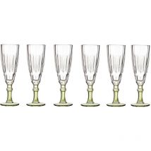 Vivalto - Weinglas mit buntem Fuß, 170 ml, 6 Stück