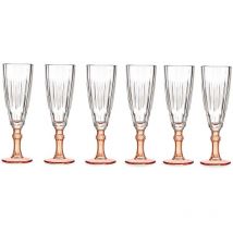 Vivalto - Weinglas mit buntem Fuß, 170 ml, 6 Stück