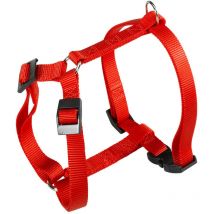Champion p Harnais pour chien en nylon. Différentes couleurs et tailles.. Variante small - Misure: a: 25-36 cm b: 30-46 cm 10 mm - Rouge - Ferplast