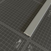 Champlat pvc Cellulaire 25 mm - Longueur 1 m - Gris