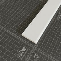 Champlat pvc Cellulaire 45 mm - Longueur 1 m - Blanc