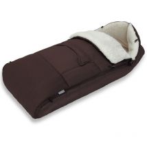 Monzana Couvre-pieds pour poussette Brun - Teddy - Maxi-Cosi avec sac de rangement