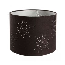 Chandelier abat-jour noir D.30x24
