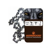 Kerwood - Chaîne pour tronçonneuse .325' 1,5 mm 76 maillons. Gouge profil demi carré