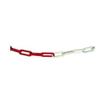 Chaîne Plastique Bicolore Vigor Blanc/Rouge 25 M 6X20X30 Mm