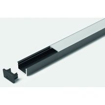 Halemeier ChannelLine D2 10er Set schwarz L=3000 Profil