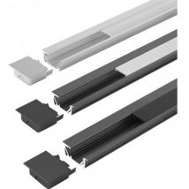 Hs Rowe - ChannelLine G2 black.darkL2m Alu- + profil de recouvrement