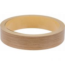 Chant mélaminé auto-adhésif 19 mm x 5 m chêne clair