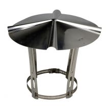 Chapeau chinois inox pour tubage Ø300