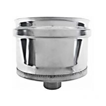 Cheminee Bouchon collecteur de condensation dn 100 conduit de cheminee en acier inoxydable 316