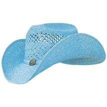 Noir - Chapeau de paille de femme à squelette ouvert
