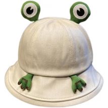 Chapeau de pêcheur en forme de grenouille, chapeau d'été pliable et respirant pour l'extérieur, chapeau de soleil pour adultes, 58 cm