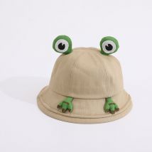 Chapeau de pêcheur en forme de grenouille, chapeau d'été pliable et respirant pour l'extérieur, chapeau de soleil pour adultes, 58 cm