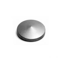 Sud Bois - Chapeau Poteau Rond Pyramide de diamètre ø 80 mm zingué à chaud
