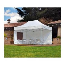 Caesaroo - Gazebo 3 x 4,5 mt Impermealizzato Pieghevole In Alluminio Con Traliccio Centrale